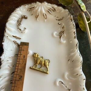 Vintage 14 kt gold plated Bull Durham pendant